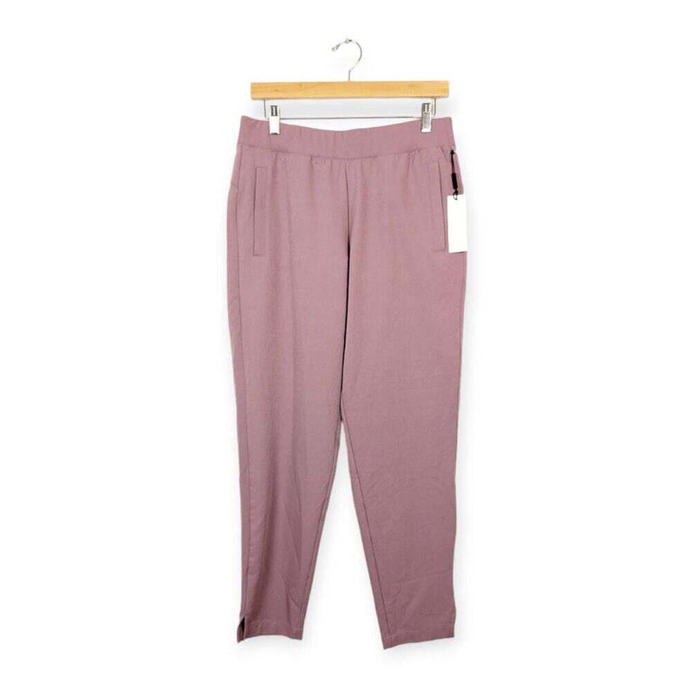 Calvin Klein Performance Pants M Dusty Pink Stretch Athletic Joggers NWT